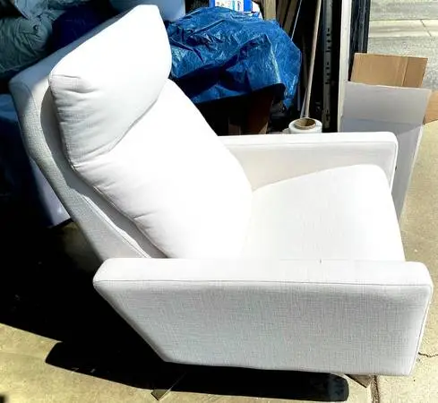 Restoration Hardware Crispy white chair
