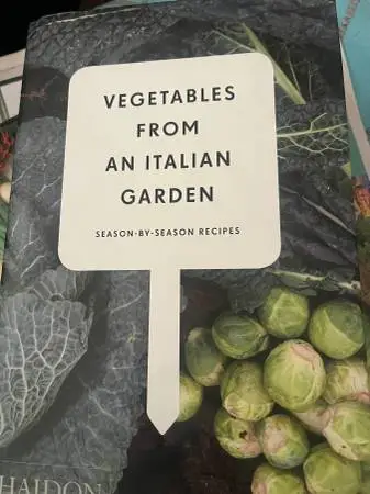 Vegetable From An Italian Garden Cookbook - excellent condition