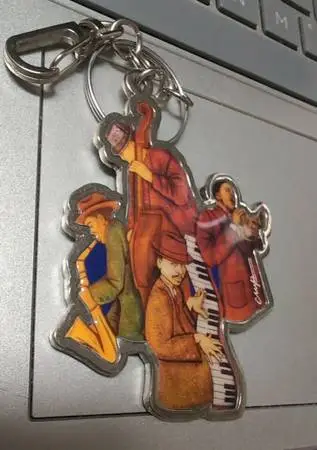 “The Right Time” by Carolyn Crump Smithsonian Store Jazz Art keychain
