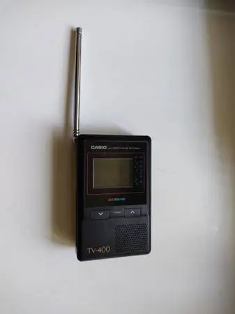 Portable CASIO Color TV (Model: TV-400V) For Sale