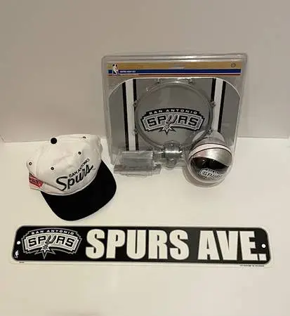 SPURS Cap, Sign and Hoop Set