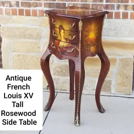 Amazingly Gorgeous Antique French Revival Louis XV Rosewood chest