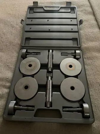 Performax 20lb Adjustable Chromed Dumbell Set W/ Portable Case