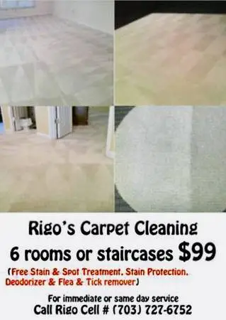$99 Carpet Cleaning🏡Any 6 Rooms or Staircases ($99:STEAM) / Call Rigo