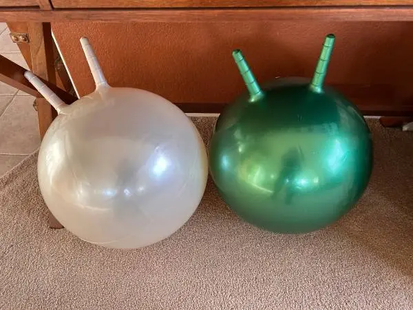 2 Hop & Jump Bouncer Balls For Kids & Toddlers.