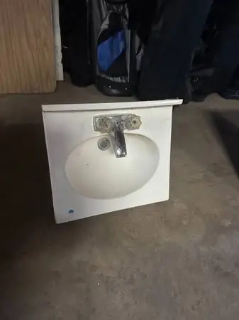 White Granite Sink
