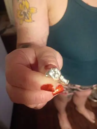 2carat Moissanite ring