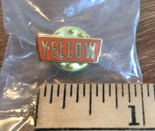 Yellow Freight truck lapel PIN, new