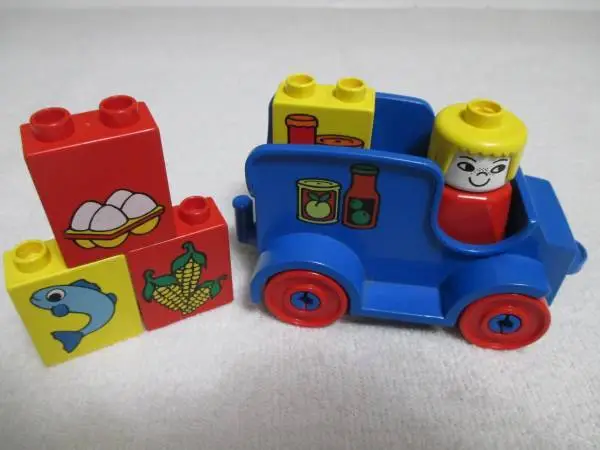 Vintage Lego Duplo Delivery Truck Set