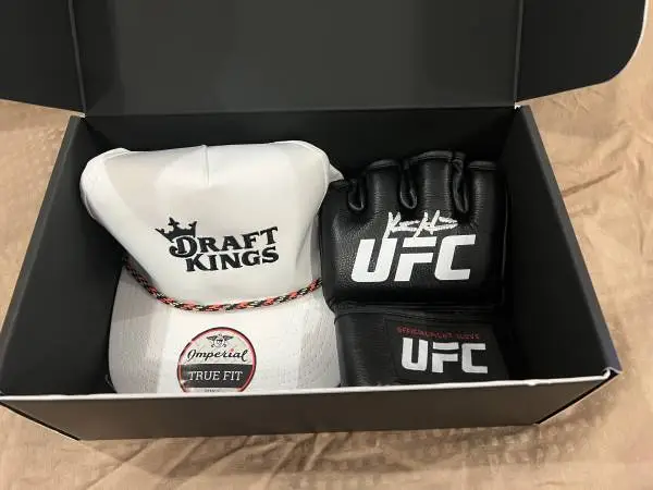 Rare Cuervo UFC Official fight Glove autographed & Imperial Draft King