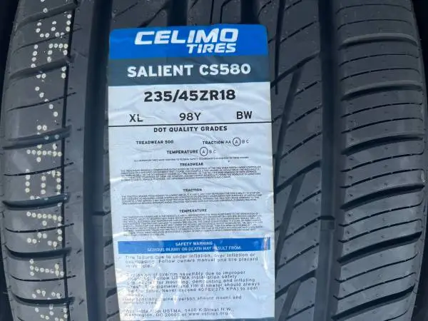 new 235/45/18 CELIMO SALIENT