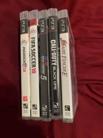 (5) PS3 video games one price