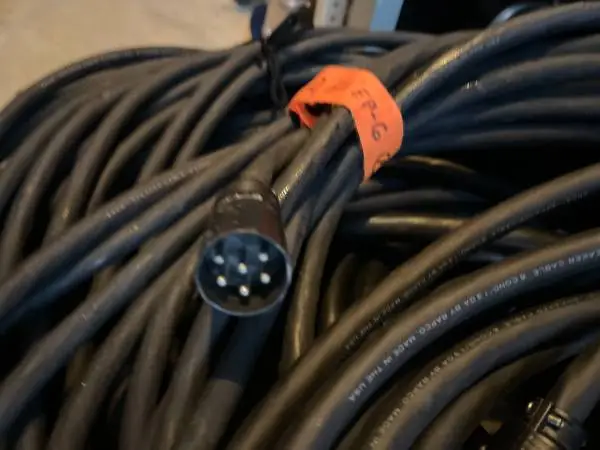 Assorted lengths EP-6 cable for band