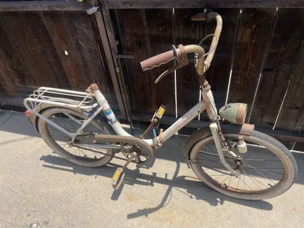 Vintage Italian foldIng bike Maino