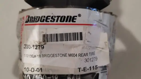Bridgestone M604 Rear Tire 110/100-18