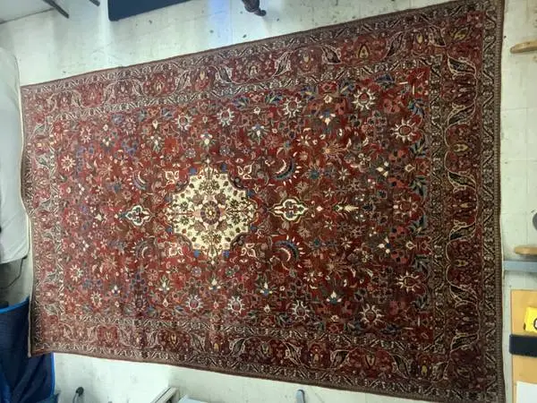 13’x 8’3” handmade Bakhtiari Persian wool rug
