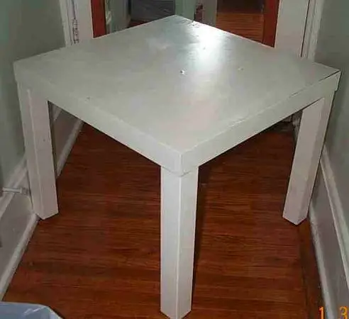SIDE end TABLE Ikea Accent White Coffee Cocktail Lack 14729