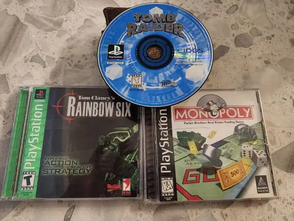 3 Playstation 1 Games