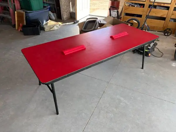 colorful folding tables