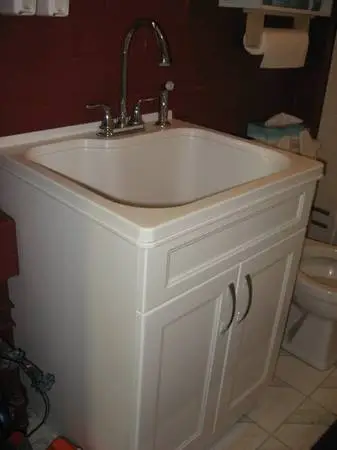 LAUNDRY SINK TUB CABINET, Brand New!