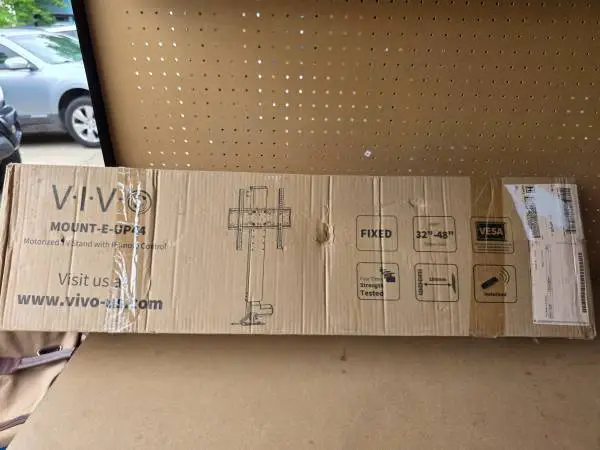 New VIVO TV Motorized Vertical Stand Lift 32 to 48 Height Adjustable