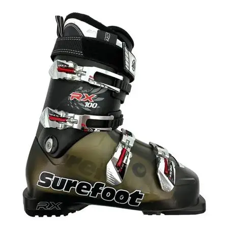 Lange RX100 SureFoot ski boots mens size 8 8.5 womens 9 9.5 26.5 mondo