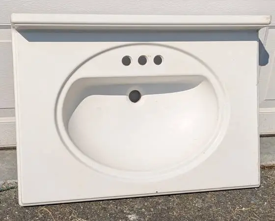 Bathroom vanity top with built-in sink for sale