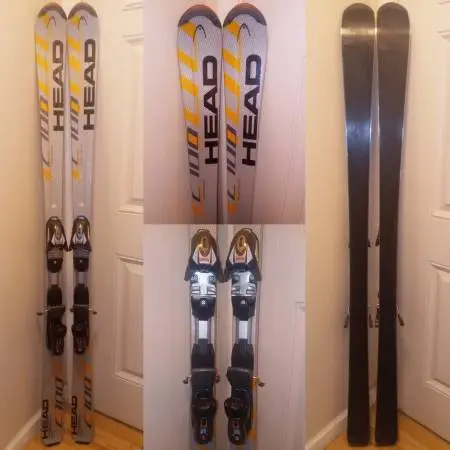 Head C100 163cm All Mountain skis + Marker M1000 Bindings