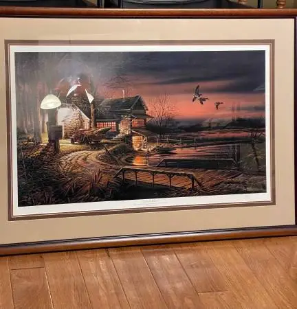 TERRY REDLIN HUNTERS HAVEN SIGNED and NUMBERED LIMITED EDITION PRINT