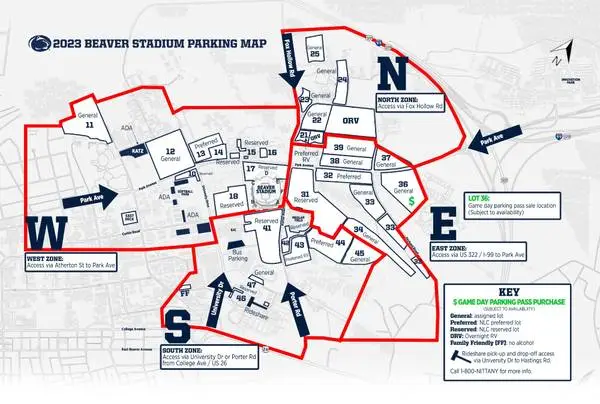 PENN STATE PREFERRED PARKING - SEASON PASS