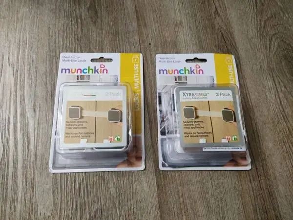 Munchkin XtraGuard Dual Action Multi-Use Latch For Sale (Set Of 2 Pack
