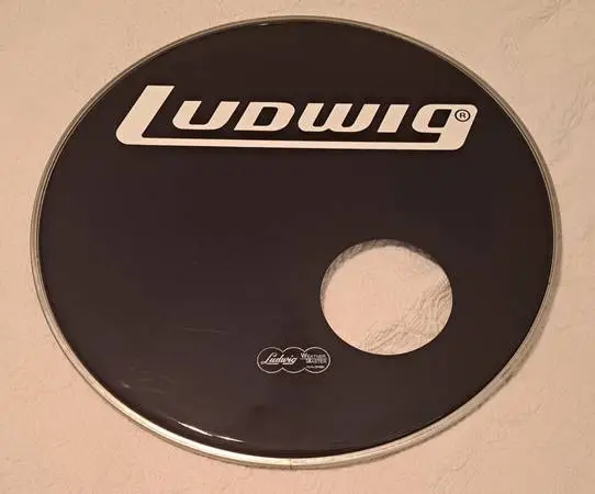 Ludwig Weather Master 20 bass drum logo head