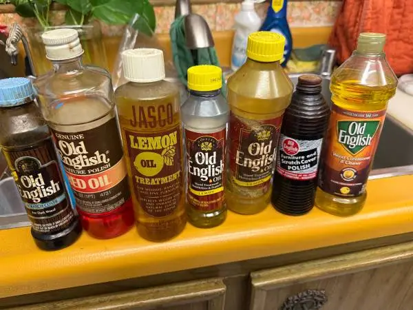 (7) Partial Bottles of Old English - I collect therefore, I have.