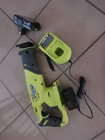 New Roybi One 18V Cordless Reciprocating Saw with Battery and Charger