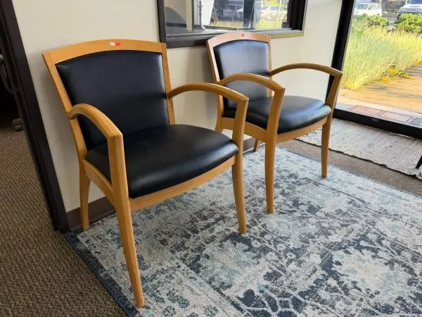 Maple Wood Office Chair / Guest Chairs