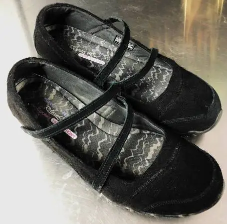 Skechers memory foam flats, shoes sz. 10