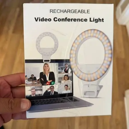 New Clip-On Rechargeable 60 LED Selfie Ring Light – 3 Modes, 5 Brightness Leve