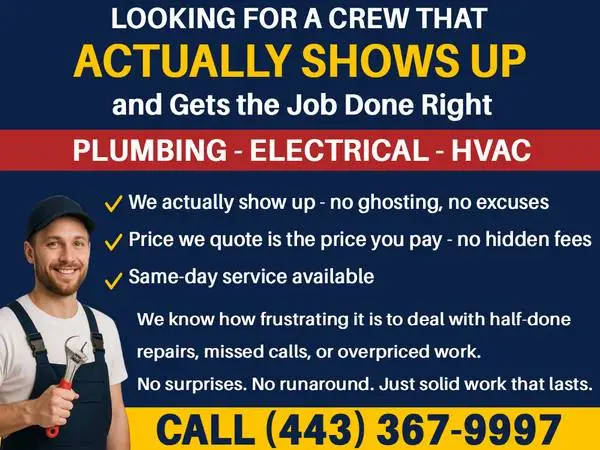 ✅ Plumber • Electrician • AC - HVAC Repair – Same Day Service ✅