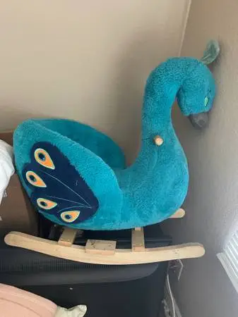 Rocking toy- peacock