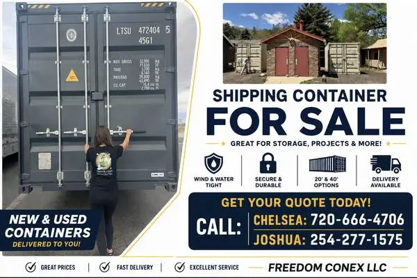 Massive Shipping Container Deals – Call Now! 720-666-4706