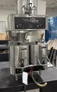 American Metalware #P-400E 2 Station Coffee Maker w/Additional Pot