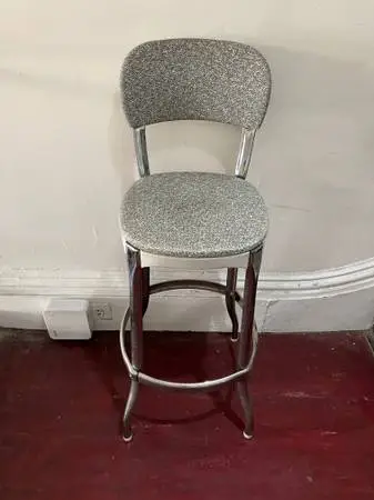 Vintage metal Toddler high Chair