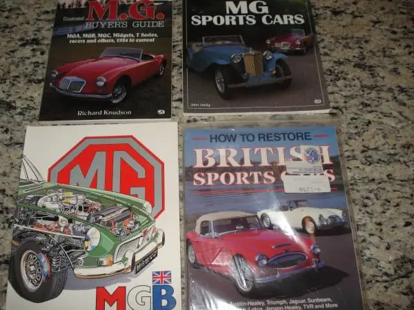 MG MGA MGB Britsh Sports Cars
