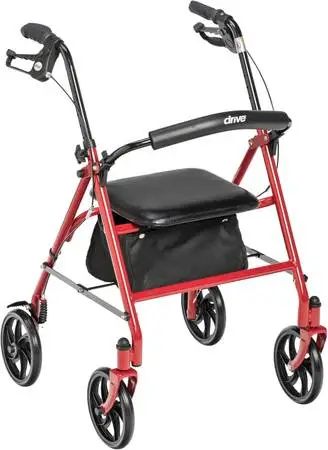 LIKE NEW MEDICAL WALKER (w/Seat, Backrest and Lockable Brakes)