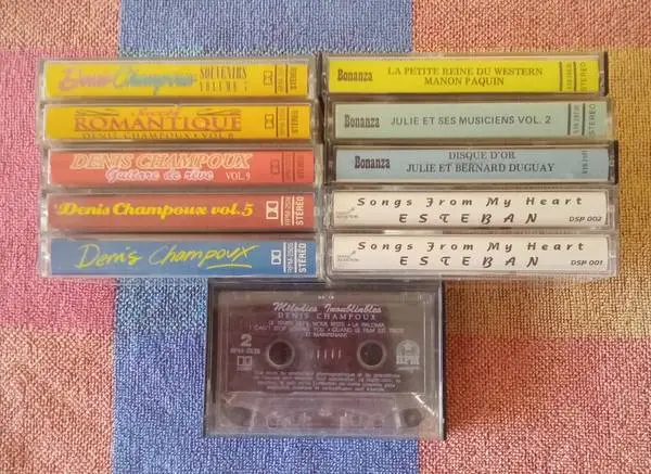 11 Cassettes .. Most are French Speaking Artists