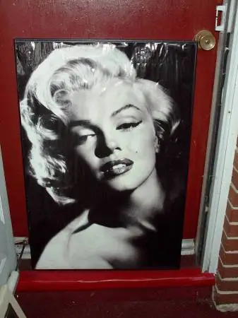 MARILYN MONROE BIG Picture Wall Hanging Frame Movie Star Painting Art