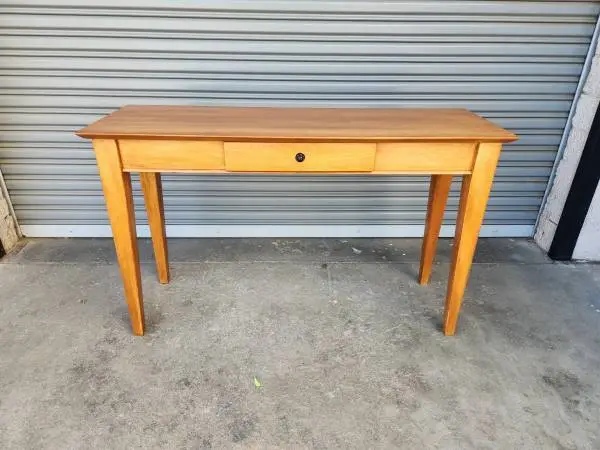 vintage solid wood shaker style desk/console table