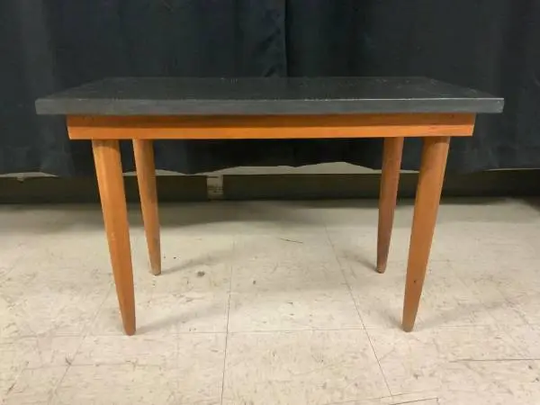 Slate top side / end table