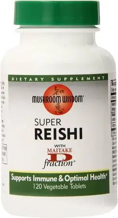 Mushroom Wisdom Super Extract, Reishi, 120 Vegetable Tablets