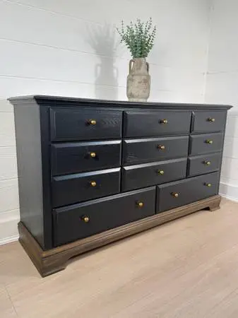 Large Solid Oak Dresser